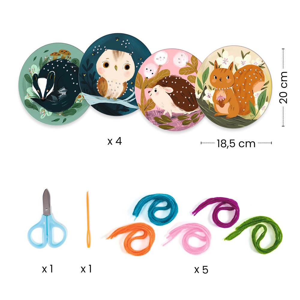 Djeco Μαθαίνω να Ράβω Σκιουράκι - 4