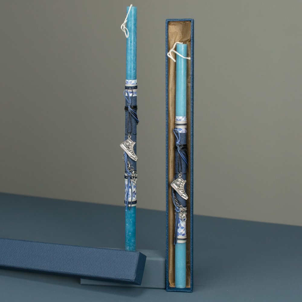 Λαμπάδα Στρογγυλή Μίνι Κρεμαστό Σταράκι - 1