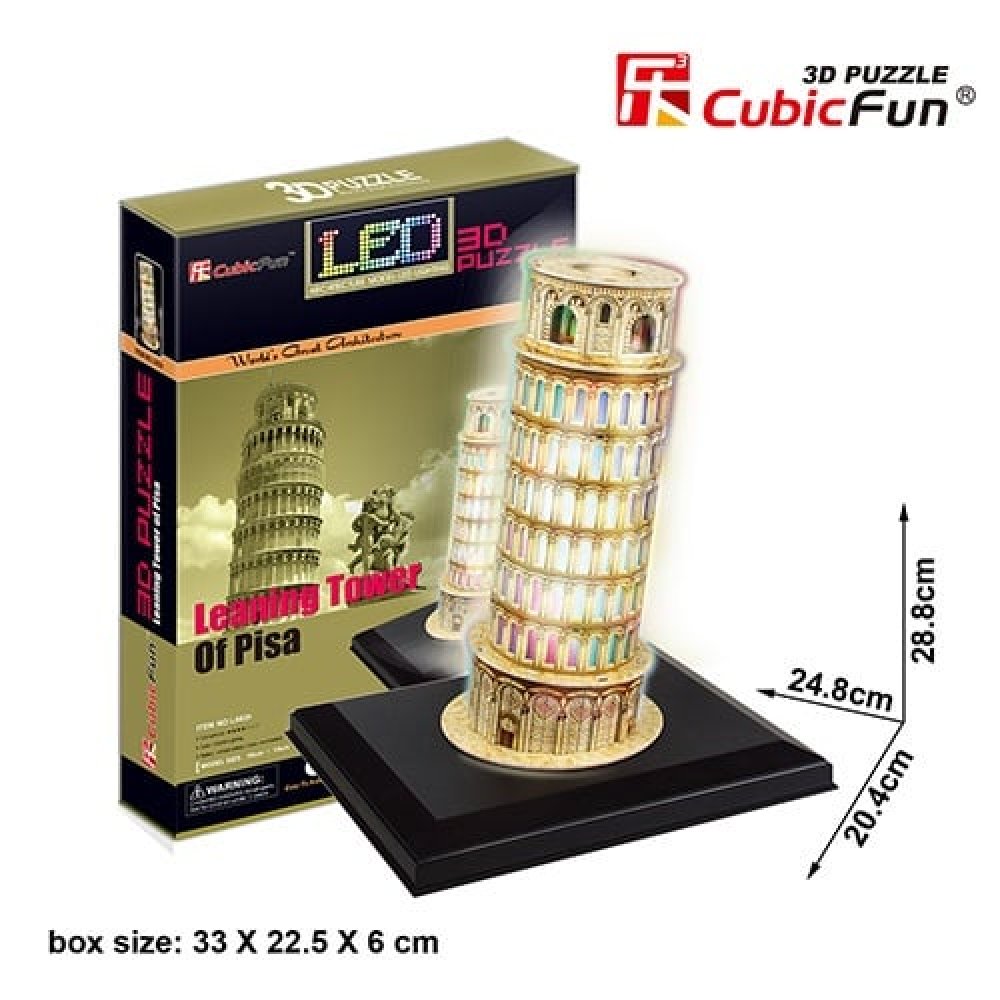 Cubic Fun 3D Παζλ Ο Πύργος της Πίζας 15 τεμ.