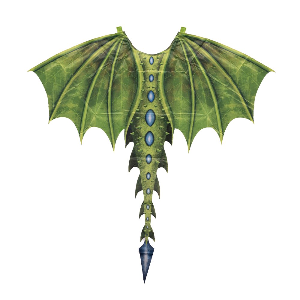 Great Pretenders Πράσινη Κάπα Φτερά Δράκου και Μάσκα Νο 4-6 ετών - 1