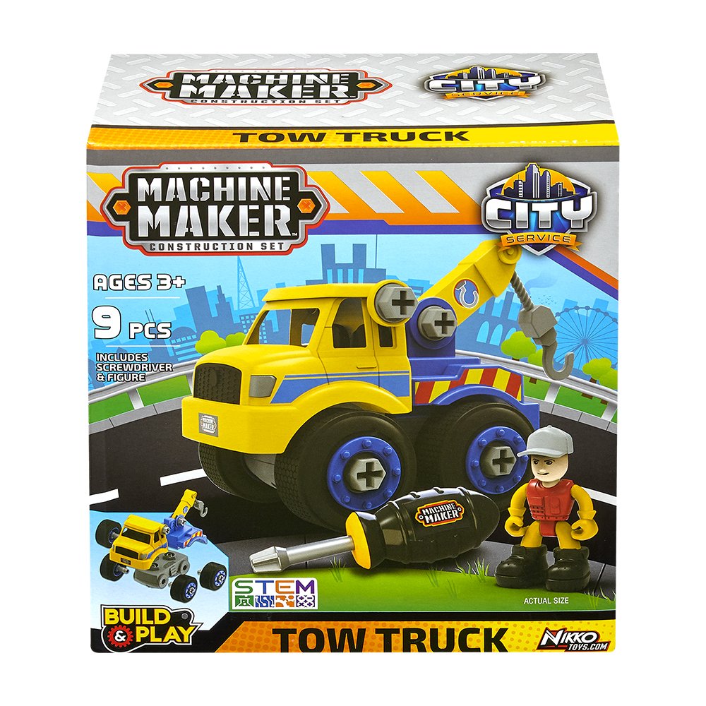 Nikko Κατασκευή Γερανοφόρου Machine Maker - Tow Truck(8”/20cm)