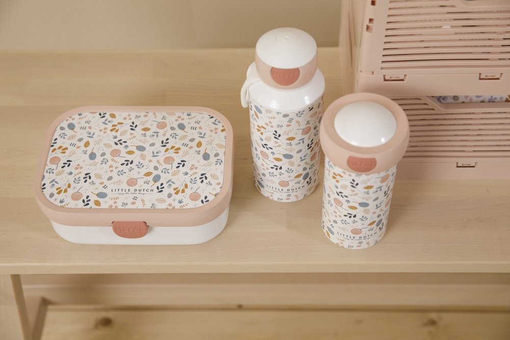 Little Dutch Στεγανό Ποτήρι με Καπάκι Spring Flowers 300ml - 2