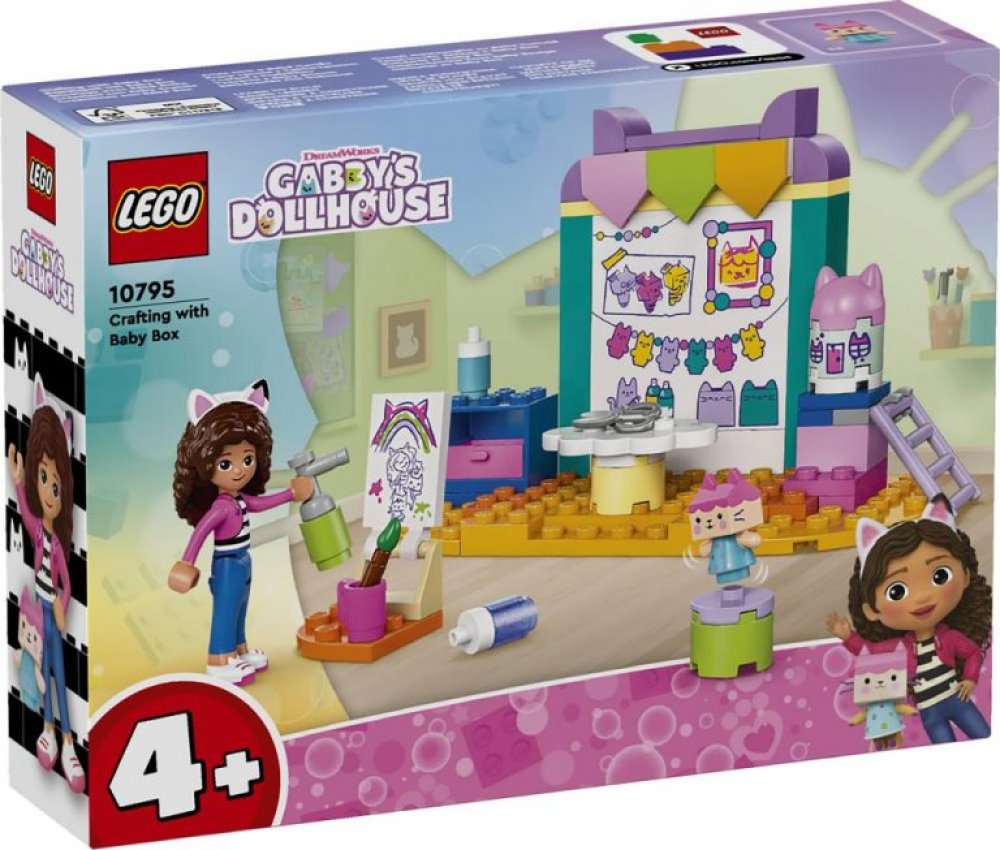 Lego Gabbys Dollhoyse Crafting With Baby Box - 1