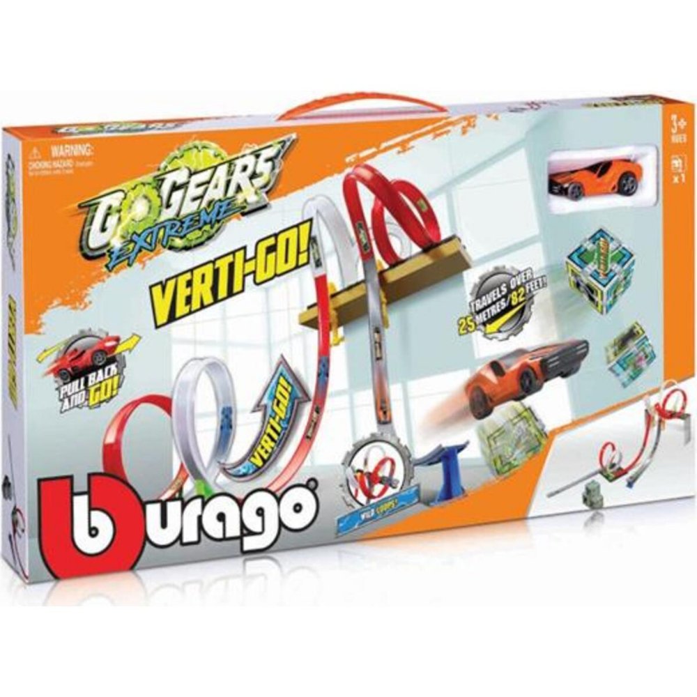 Bburago Go Gears Extreme Playset Verti-Go με 1 Αυτοκινητάκι - 1