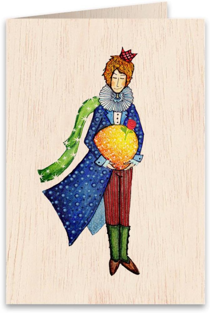 Cozywood Ξύλινη Κάρτα Little Prince - 2