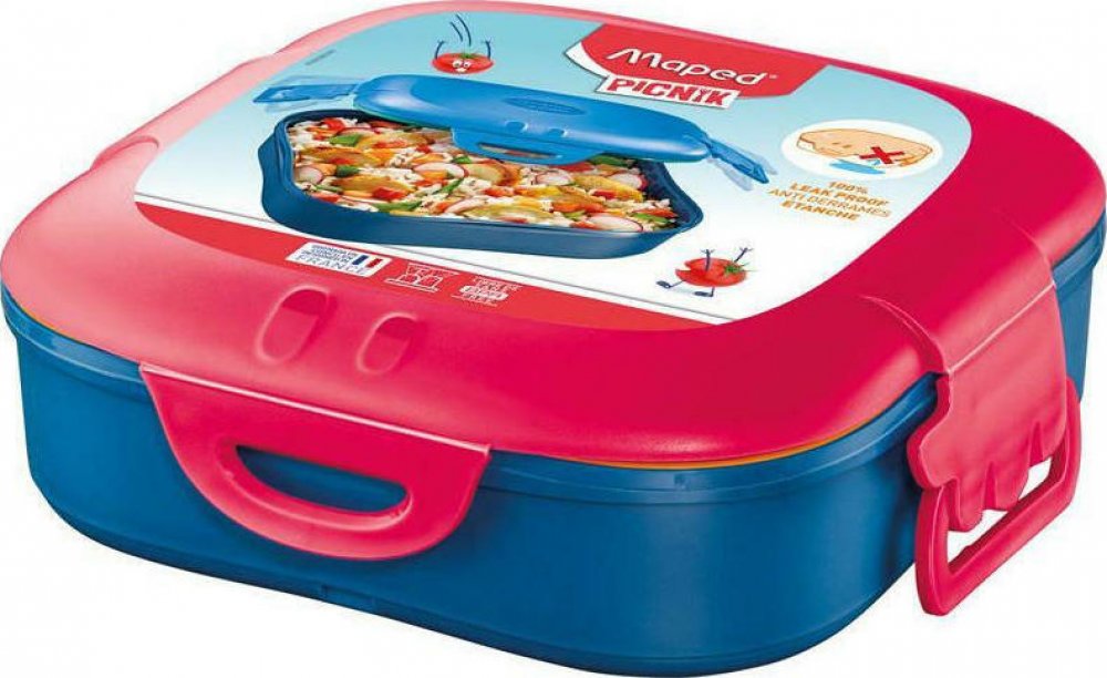 Maped Picnic Φαγητοδοχείο Πλαστικό Kόκκινο 740 ml - 1