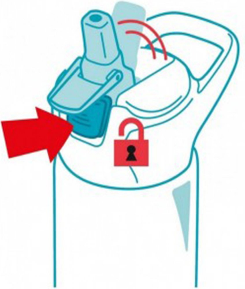 Maped Ανοξείδωτο Παγούρι με Καλαμάκι Κόκκινο-Πορτοκαλί 430ml - 3