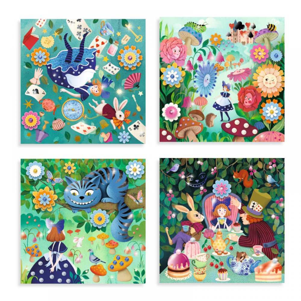 Djeco Σετ Καλλιτεχνικών & Δημιουργικής Απασχόλησης Στην Χώρα των Θαυμάτων - 2