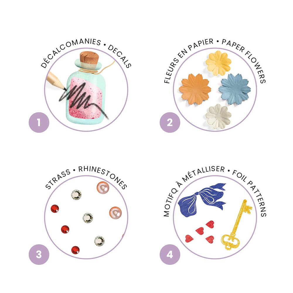 Djeco Σετ Καλλιτεχνικών & Δημιουργικής Απασχόλησης Στην Χώρα των Θαυμάτων - 4