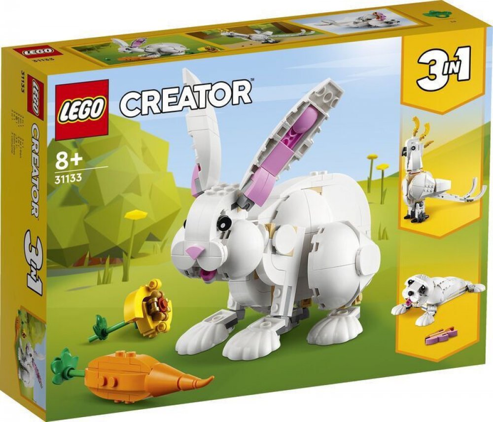 Lego Creator 3σε1 Λευκό Κουνέλι
