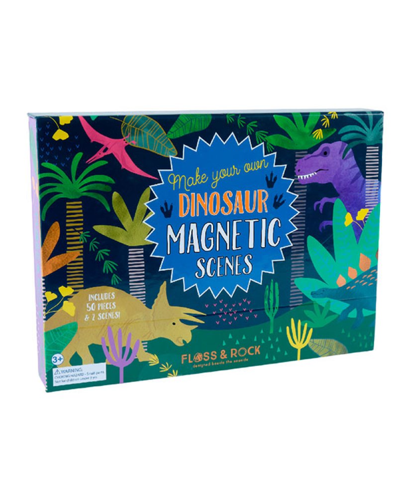 Floss & Rock Μαγνητικό Κουτί Δεινόσαυροι