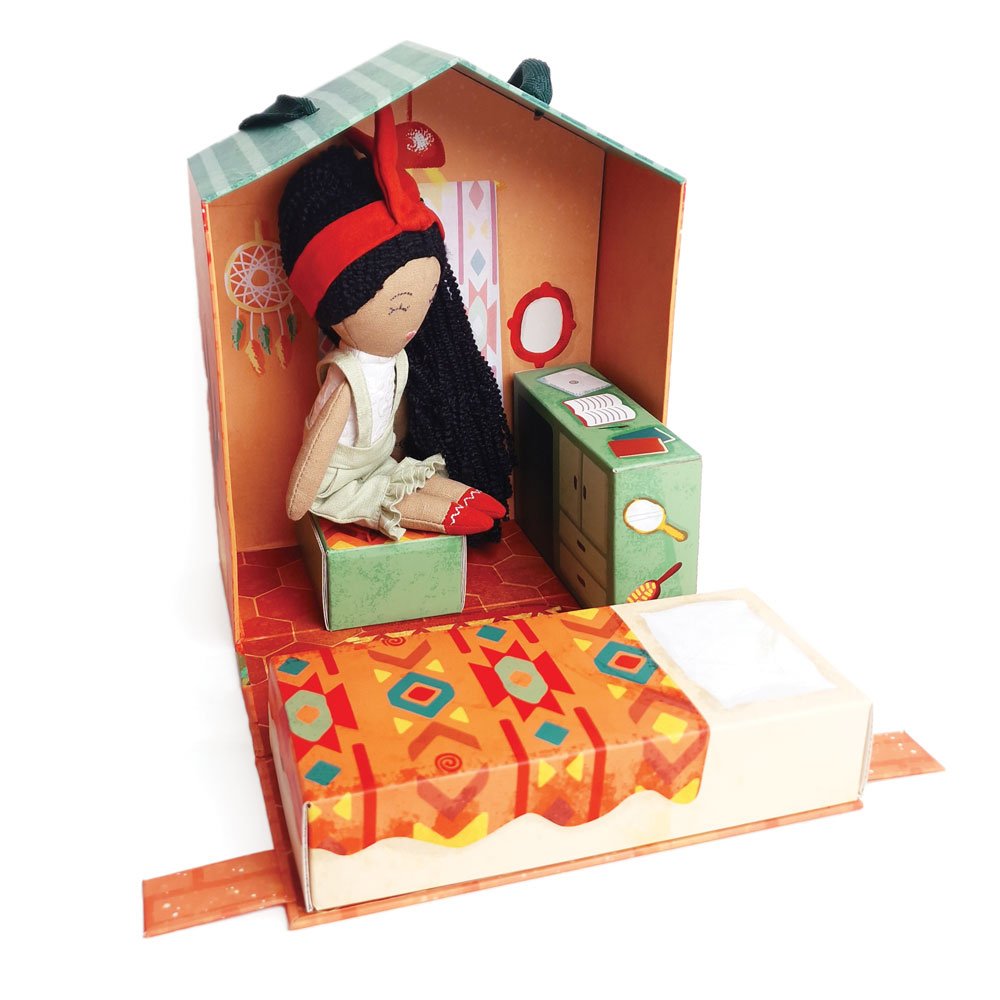 Svoora Κουκλόσπιτο με Υφασμάτινη Κούκλα Μάγια - 5