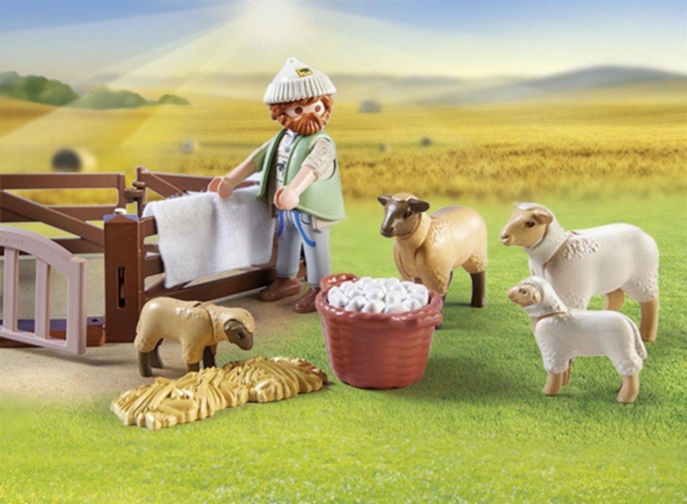 Playmobil Country Βοσκός με Προβατάκια - 3