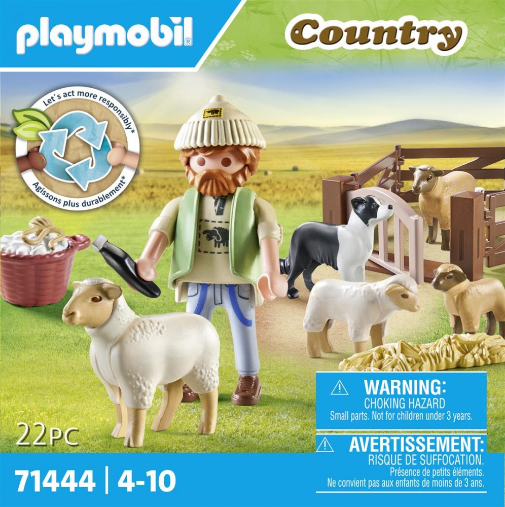 Playmobil Country Βοσκός με Προβατάκια - 1