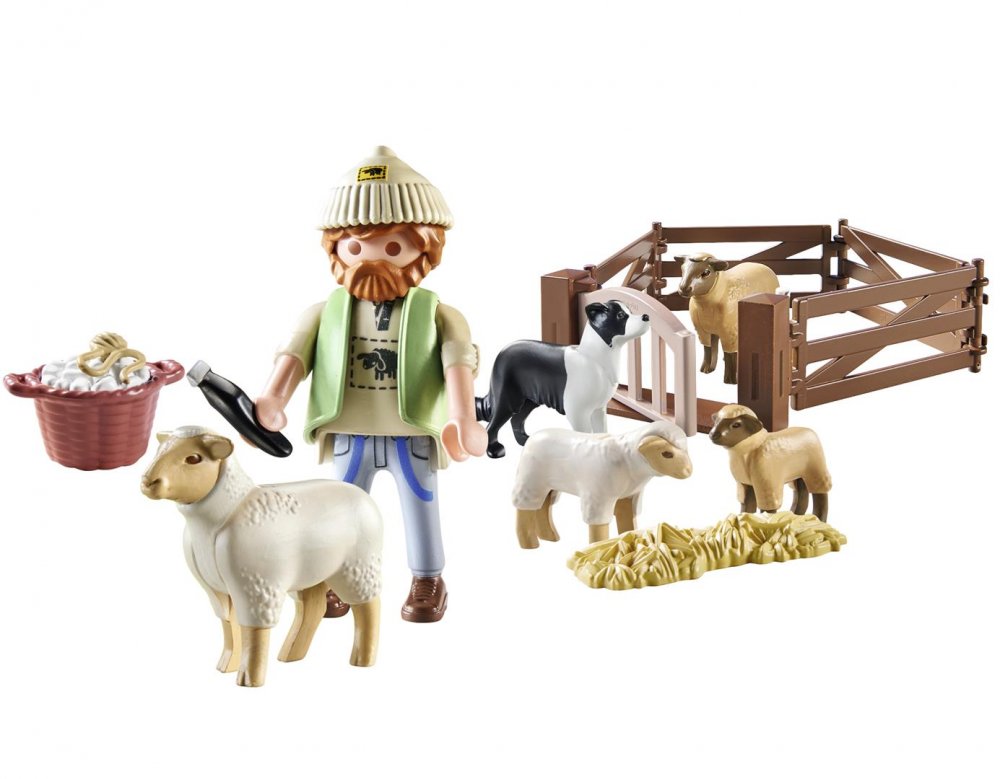 Playmobil Country Βοσκός με Προβατάκια - 5