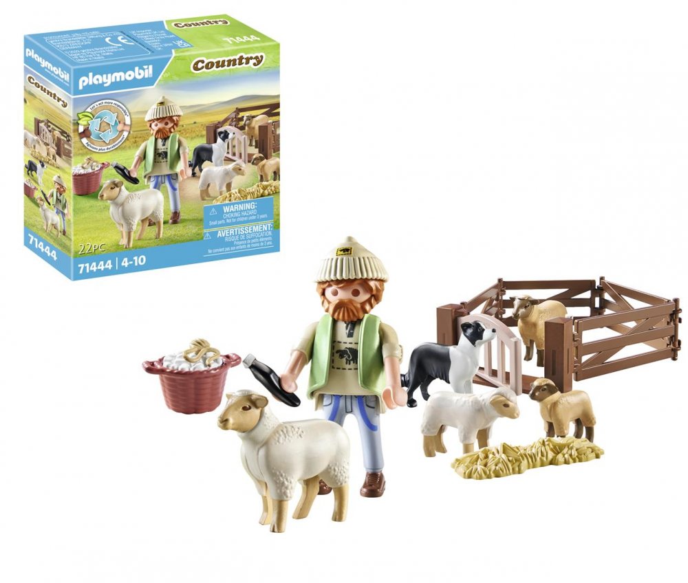 Playmobil Country Βοσκός με Προβατάκια - 4