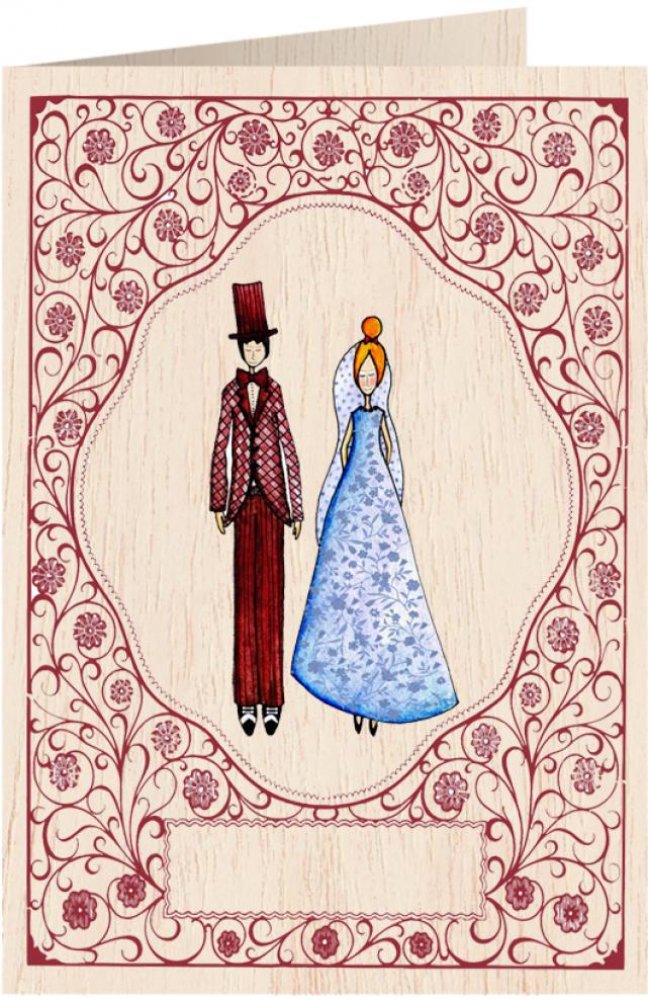 Cozywood Ξύλινη Κάρτα Fairy Tale - 2