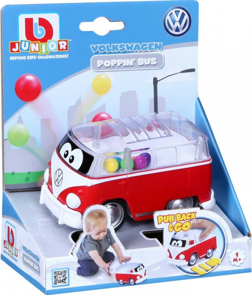 Bburago Junior Volkswagen Λεωφορείο Poppin Samba - 2