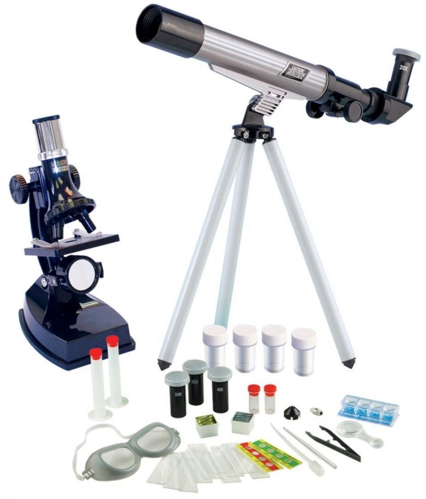 Edu-Toys Εκπαιδευτικό Σετ Αστρονομικό Τηλεσκόπιο και Μικροσκόπιο