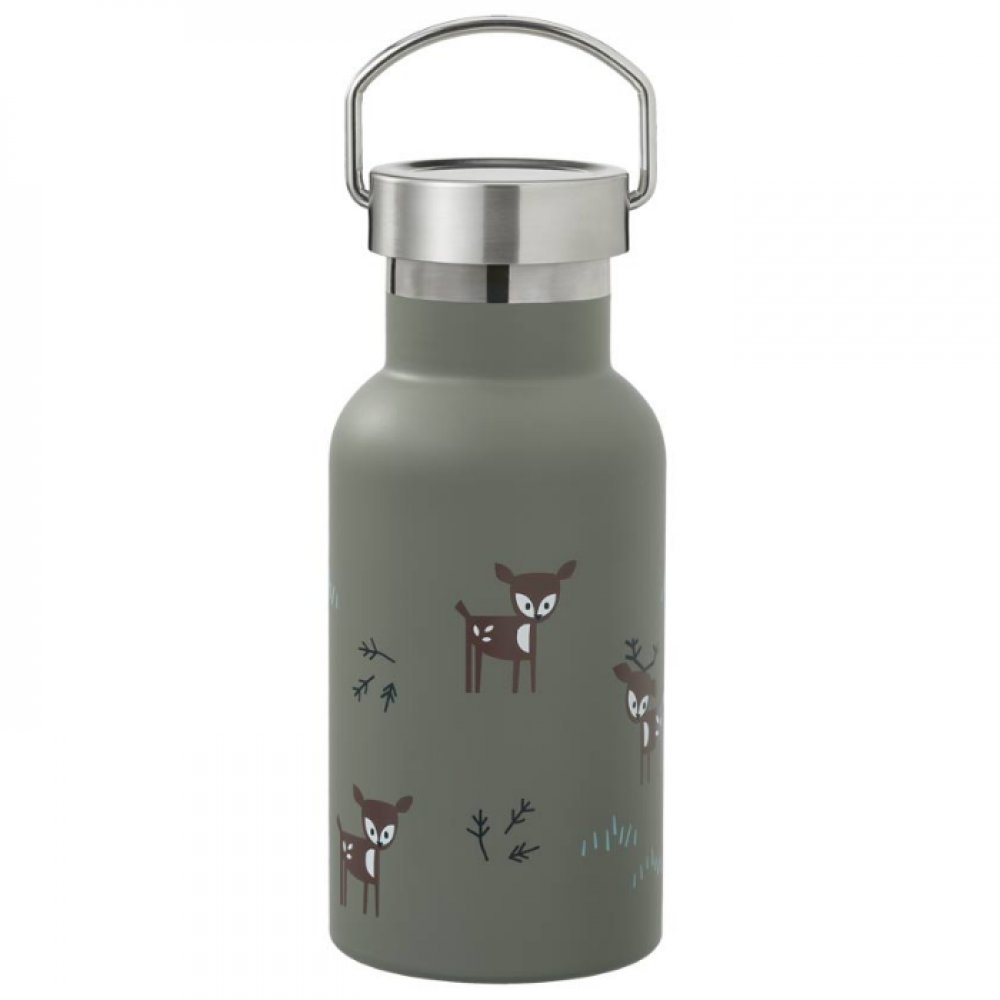 Fresk Θερμός Ανοξείδωτο Ατσάλι 350ml Deer Olive - 2