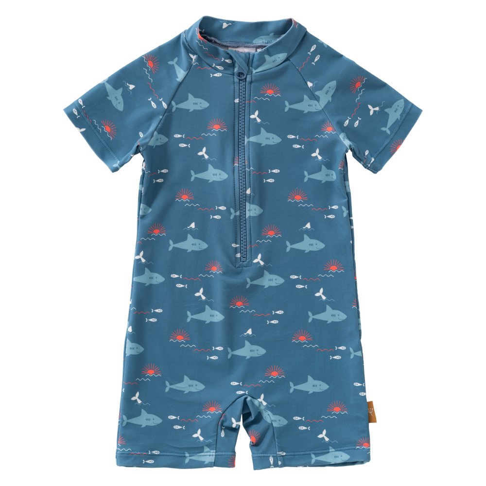 Fresk Ολόσωμο Μαγιό Σορτς με Προστασία UV50 Shark Νο 1-2 ετών - 1