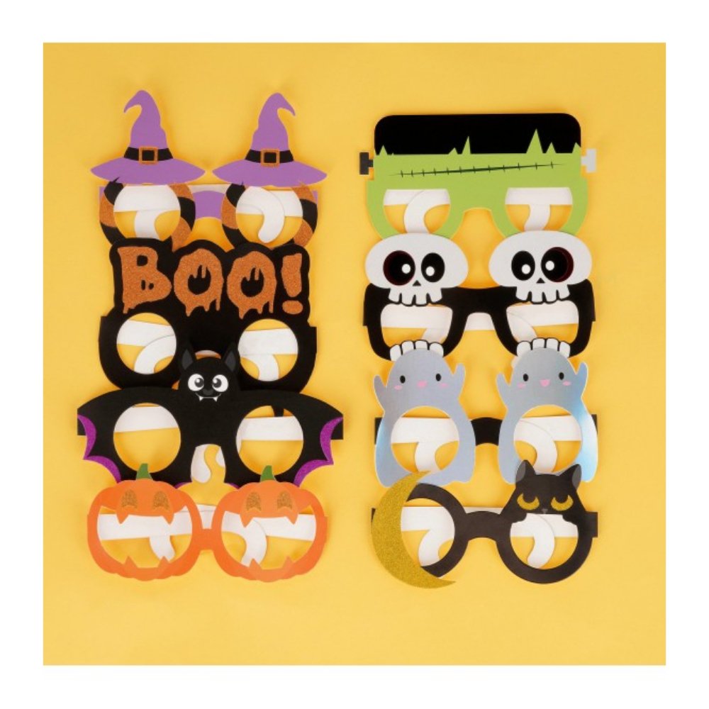 Legami Σετ 8 Halloween Χάρτινα Γυαλιά - 6