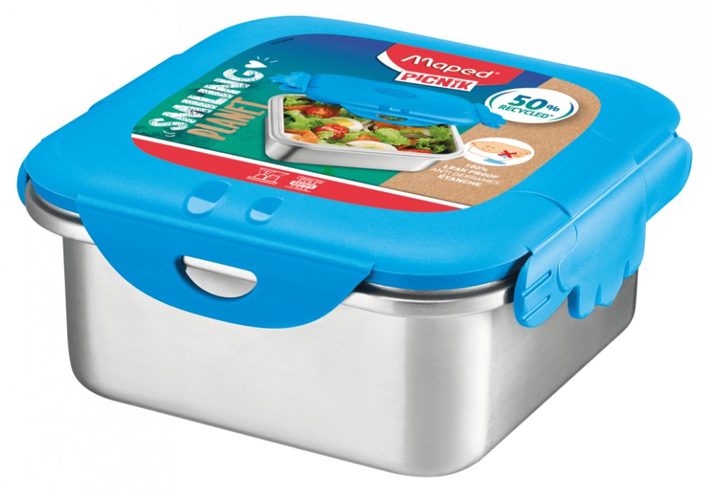 Maped Picnic Φαγητοδοχείο Ανοξείδωτο Concept Μπλε 1000 ml - 1