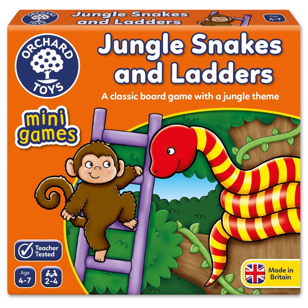Orchard Toys Jungle Snakes & Ladders - 1