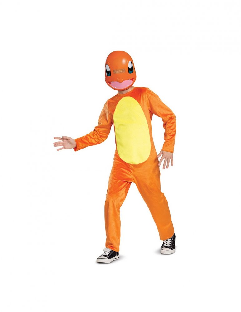 Αποκριάτικη Παιδική Στολή Charmander Classic Νο 4-6 ετών - 1