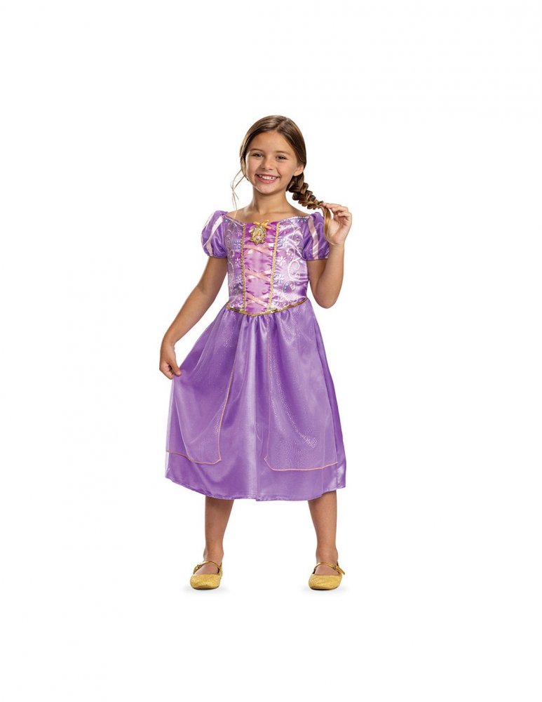 Αποκριάτικη Παιδική Στολή Ραπουνζέλ Classic Νο 5-6 ετών - 1