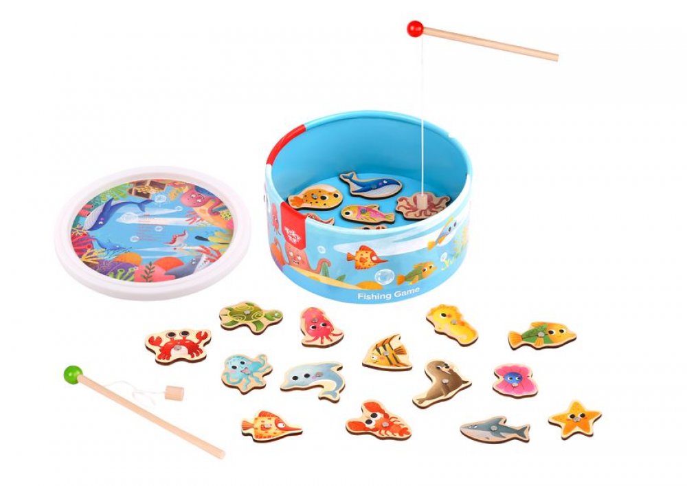 Tooky toy Ξύλινο Παιχνίδι Ψαρέματος - 2