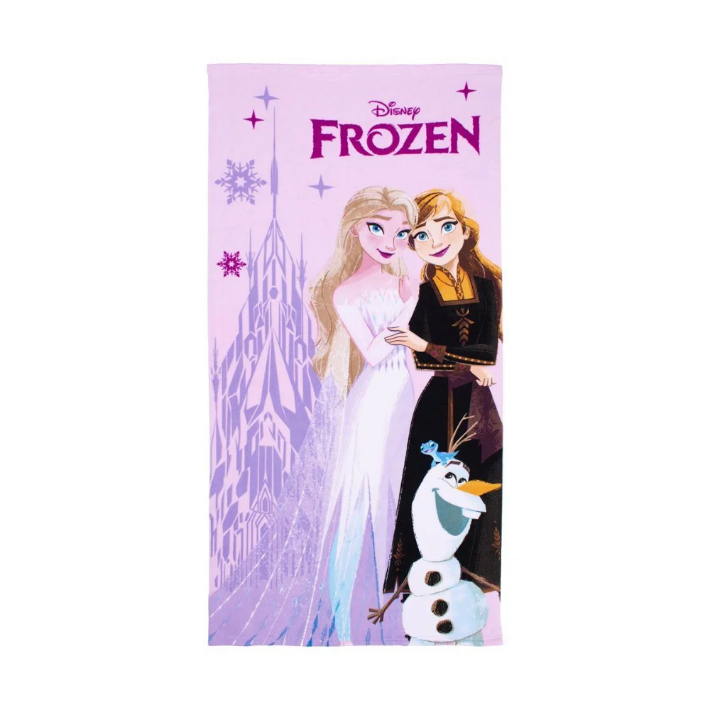 Dimcol Πετσέτα Θαλάσσης Quick Dry Disney Home Frozen 70x140 εκ. Pink - 1