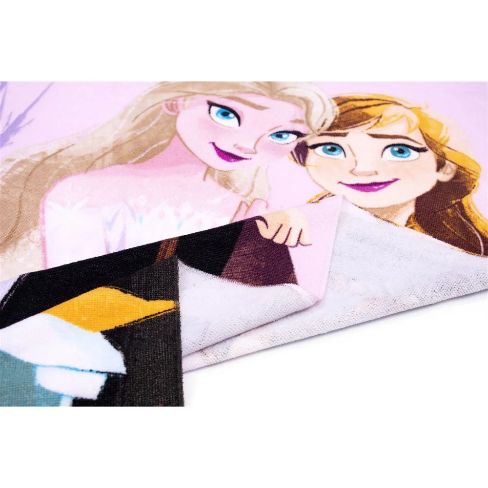 Dimcol Πετσέτα Θαλάσσης Quick Dry Disney Home Frozen 70x140 εκ. Pink - 2