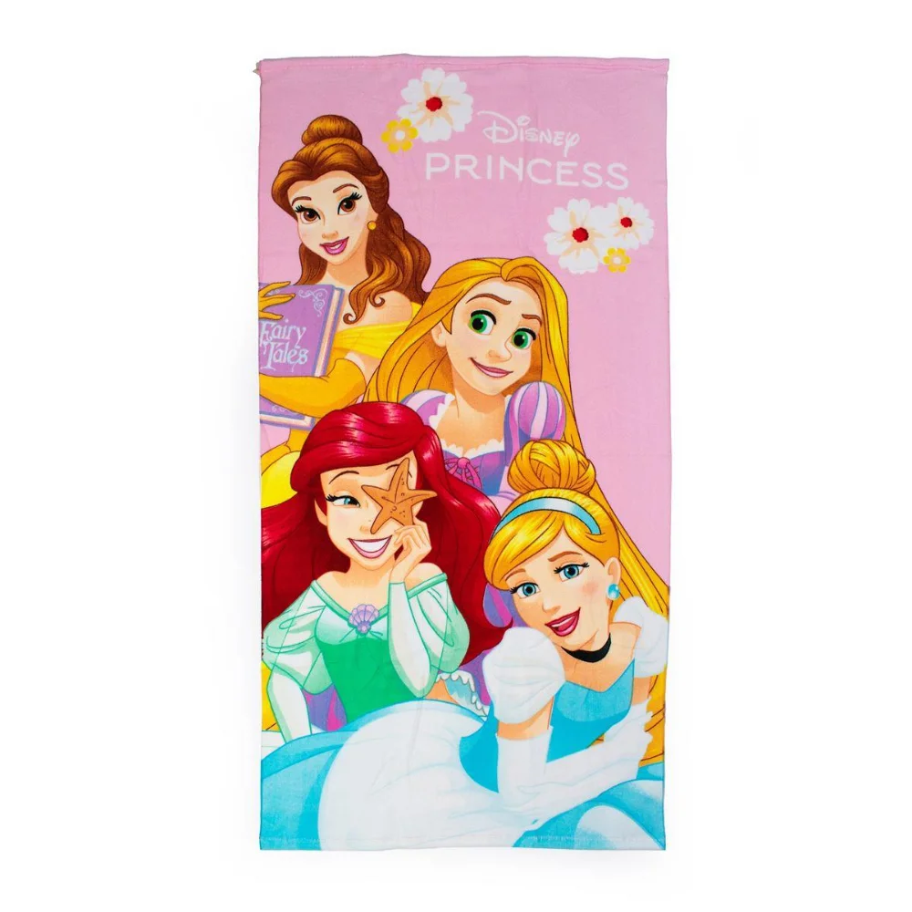 Dimcol Πετσέτα Θαλάσσης Quick Dry Disney Home Princess 70x140 εκ. Coral - 1