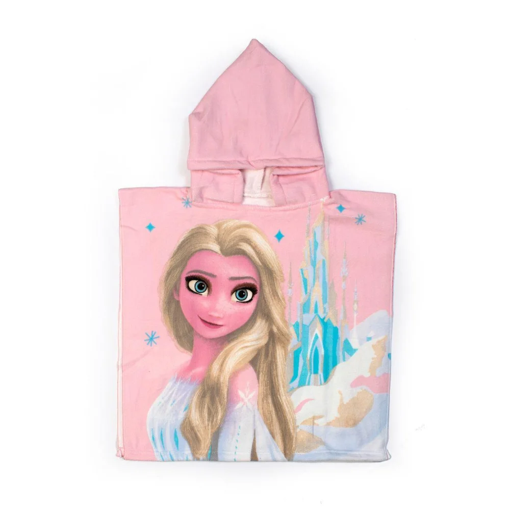 Dimcol Πόντσο Θαλάσσης Quick Dry Disney Home Frozen 50x100 εκ. Pink - 1
