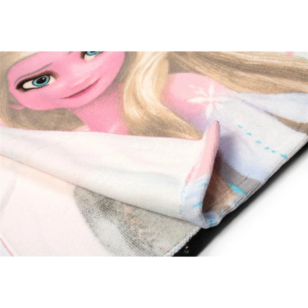 Dimcol Πόντσο Θαλάσσης Quick Dry Disney Home Frozen 50x100 εκ. Pink - 3