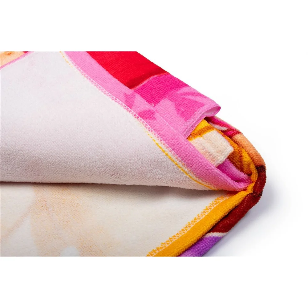 Dimcol Πετσέτα Θαλάσσης Quick Dry Disney Home Princess 70x140 εκ. Baby Pink - 2