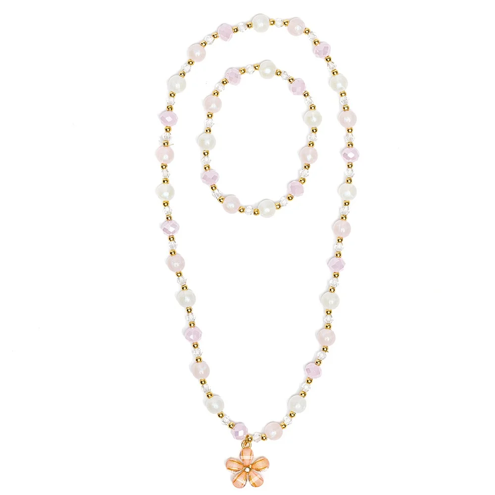 Great Pretenders Σετ Κολιέ με Βραχιόλι Λουλούδι - 1