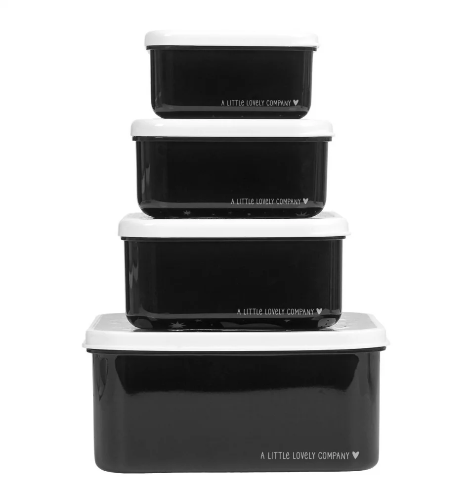 A Little Lovely Company Σετ 4 Δοχεία Φαγητού Galaxy - 4