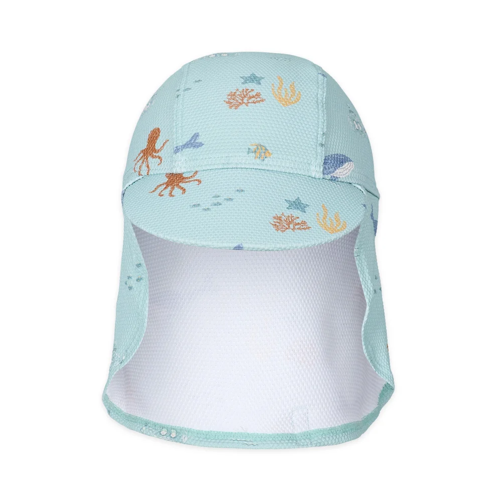 Little Dutch Παιδικό Καπέλο Ήλιου Ocean Friends Νο 3 (48,5-50 εκ.) - 1