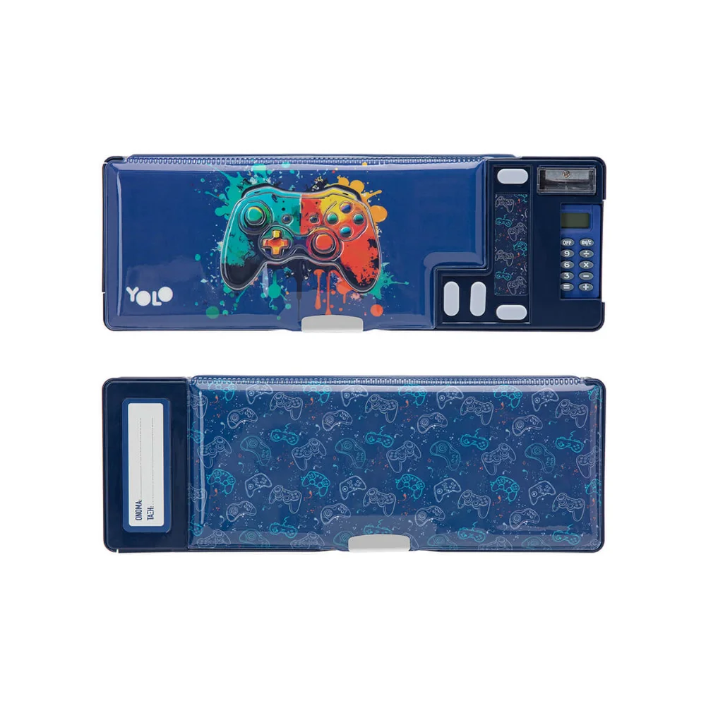 Yolo Retro Κασετίνα με Κομπιουτεράκι Blue Gaming Console - 1