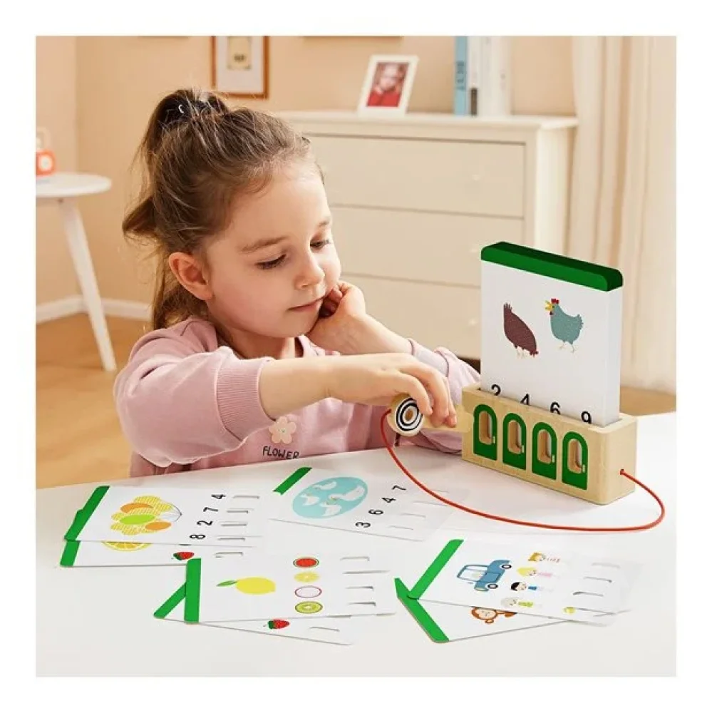 Top Bright Ξύλινο Εκπαιδευτικό Παιχνίδι Logical Key Game Advanced Montessori Play - 3