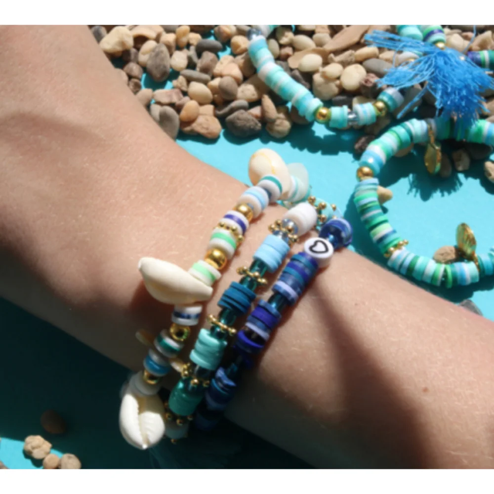 Petit Pinceau Σετ Κατασκευής Κοσμημάτων με Χάντρες και Γούρια Heishi Μπαλί - 2