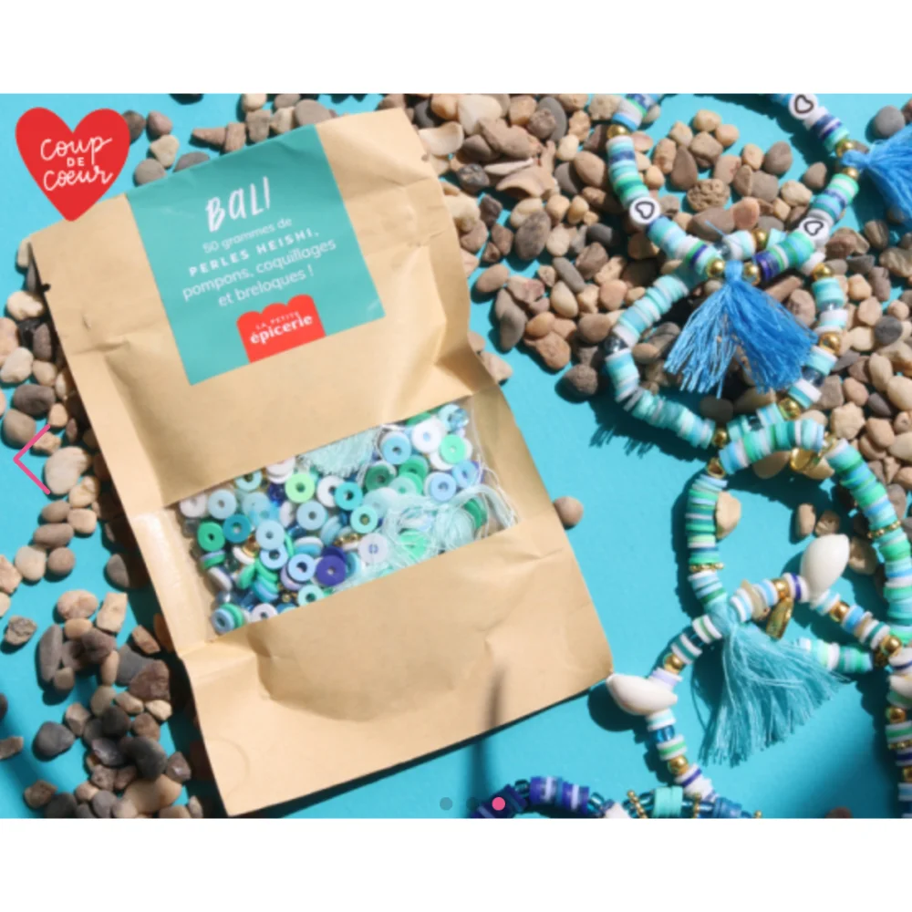 Petit Pinceau Σετ Κατασκευής Κοσμημάτων με Χάντρες και Γούρια Heishi Μπαλί - 3