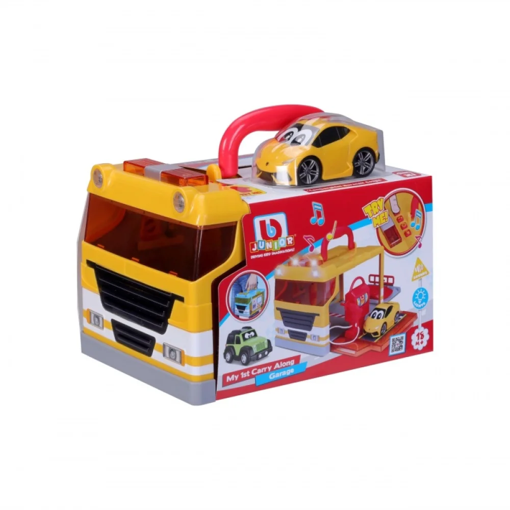Bburago Junior My 1St Carry Along Garage Yellow - 1