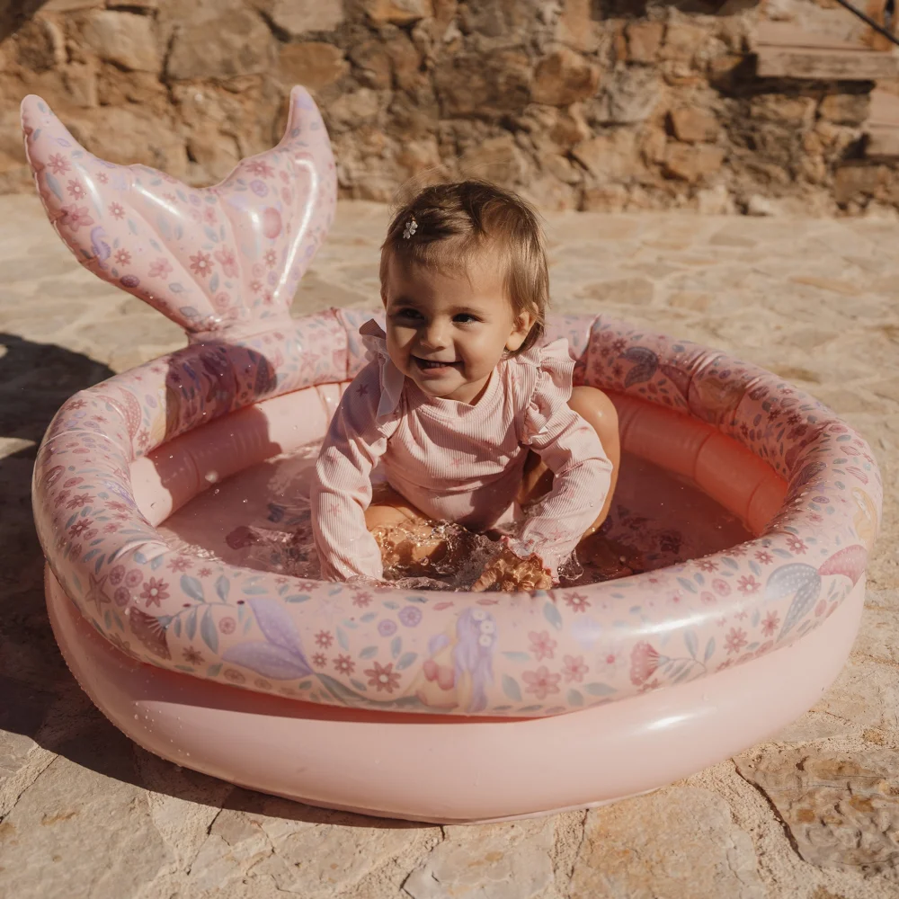 Little Dutch Φουσκωτή Πισίνα με Ουρά Γοργόνας Dreamy Mermaid 80 εκ. - 2
