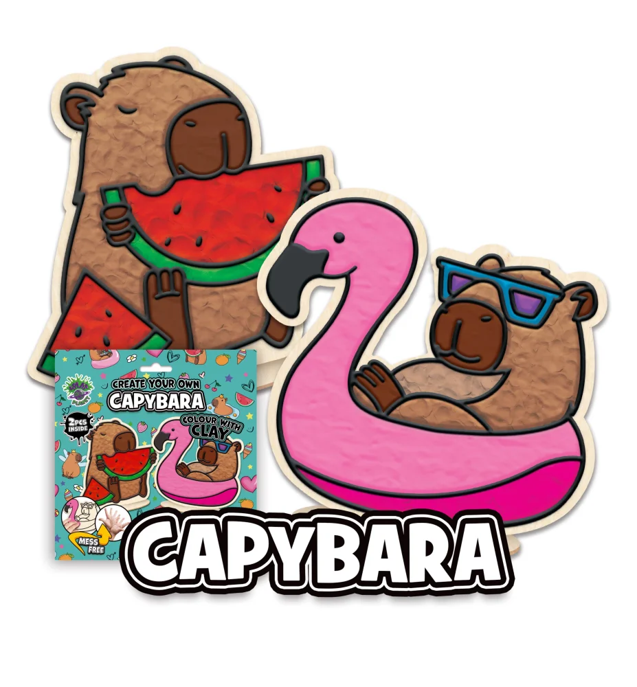Splat Planet Mess Free Σετ Χειροτεχνίας με Πηλό Capybara - 1