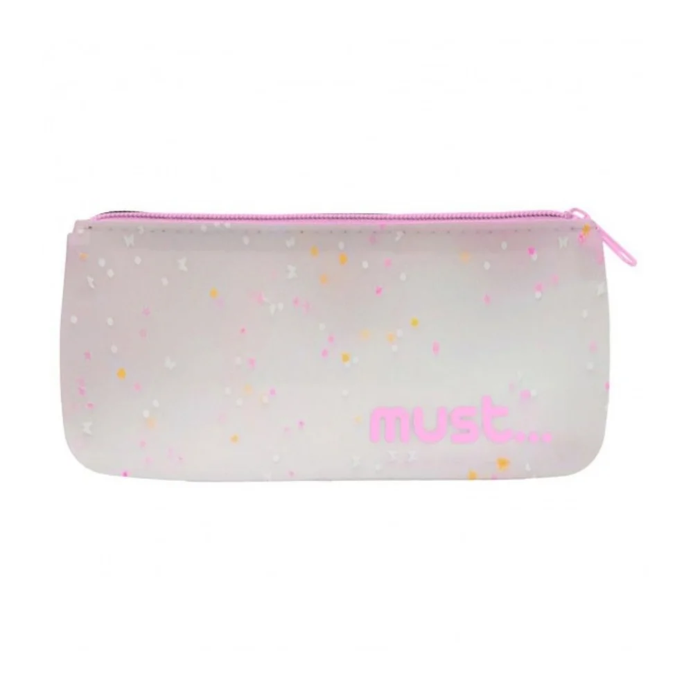 Must Focus Κασετίνα Σιλικόνης Φλατ Κονφετί σε 4 Χρώματα - 2