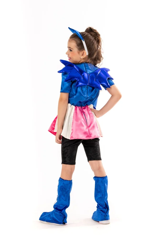 Αποκριάτικη Παιδική Στολή Rainbow Pony Νο 6 ετών - 3