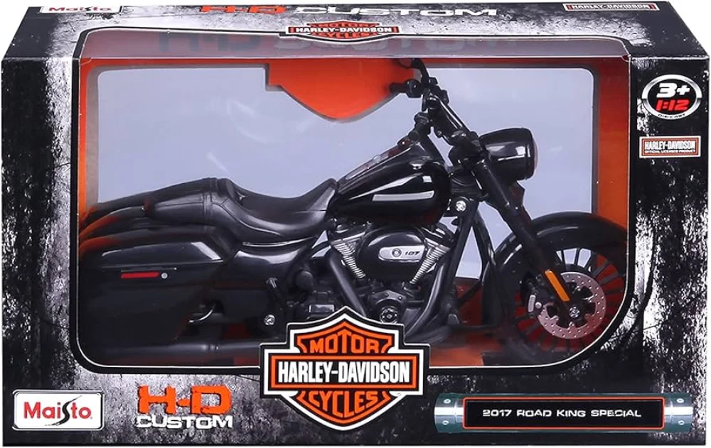 Maisto Motorcycles Harley Davidson 2017 Road King Special 1:12 - 5
